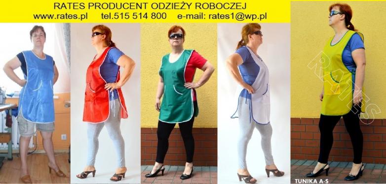 Fartuchy stylonowe tunika As